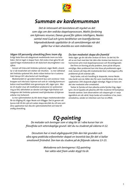 Smakprov på innehåll - EQ-painting