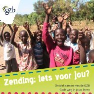 brochure zending iets voor jou - GZB