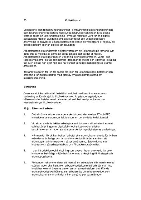 Kollektivavtal för olje-, naturgas- och petrokemiska industrin - Finlex