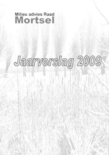 Jaarverslag 2010 - Stad Mortsel