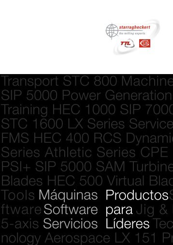 Productos para Líderes Transport STC 800 Machinery SIP 5000 ...