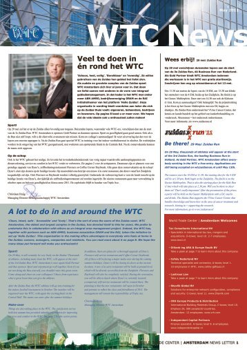 WTC News - World Trade Center Amsterdam