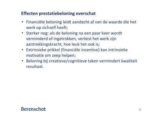 Best Practices: Motiverend beoordelen en belonen (Berenschot) - NVP