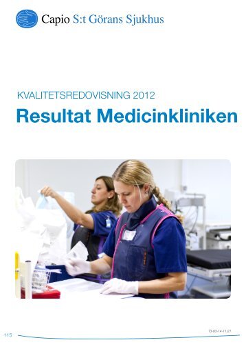 Resultat Medicin - Capio S:t Görans Sjukhus