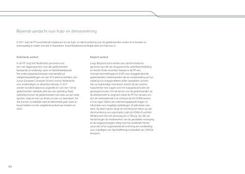 Activiteitenverslag 2011 van het directoraat-generaal Penitentiaire ...