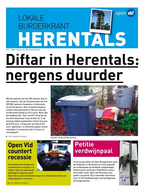 LOKALE BURGERKRANT - Open VLD Herentals