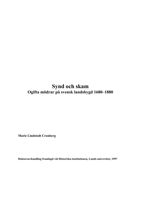 Synd och skam.pdf - Lunds universitet