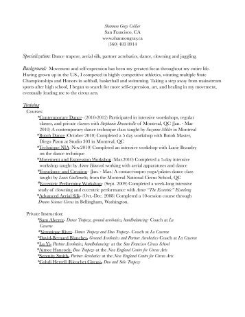 Download Resume - Shannon Gray