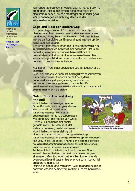 nieuwsbrief Das&Boom nr 1 (2009) - Vereniging Das & Boom