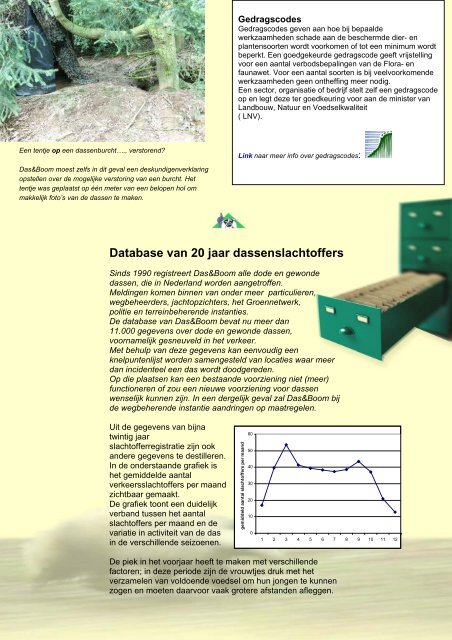 nieuwsbrief Das&Boom nr 1 (2009) - Vereniging Das & Boom