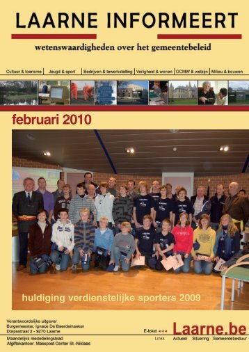 infoblad februari 2010 - Gemeente Laarne