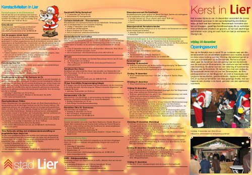 Kerst in Lier - Toerisme Lier