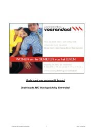 Onderhouds ABC - Woningstichting Voerendaal