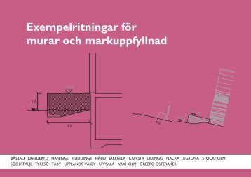 Exempelritningar för murar och markuppfyllnad - Danderyds kommun