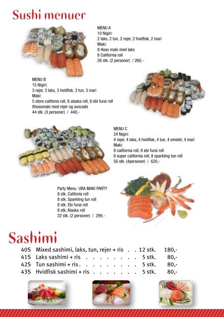 Donwlode MENU - Kings Running Sushi