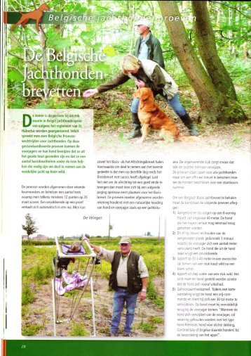 Belgische Jachthondenproeven - dejachthond.be