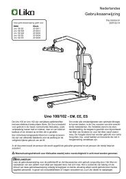 Uno 100/102 - EM, EE, ES Gebruiksaanwijzing