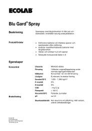 Blu Gard Spray pb - Ecolab