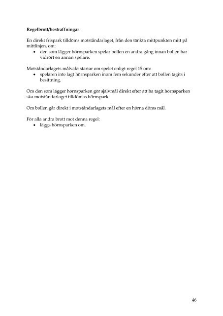 Spelregler för Beach Soccer (PDF-dokument, 714 kB) - Fogis