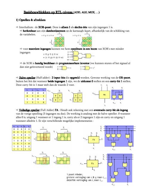 Digitale electronica en processoren Digitale electronica en ...