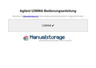 Agilent U3606A Bedienungsanleitung - Manualstorage