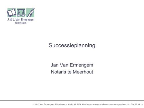 DEEL 4: Successieplanning - kwb Meerhout Zittaart