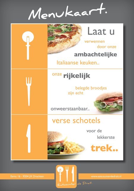 Laat u - Eatcounter de Drait