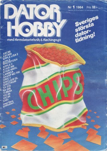 DatorHobby nr 1, 1984