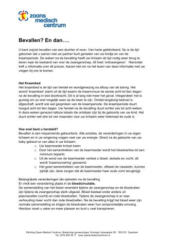 Bevallen? - Zaans Medisch Centrum