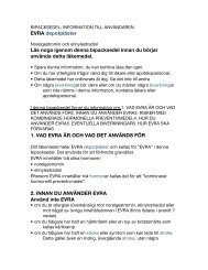 Läs Evra Plåster bi packsedel - euroClinix.se