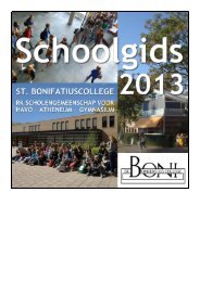 Schoolgids - St. Bonifatiuscollege