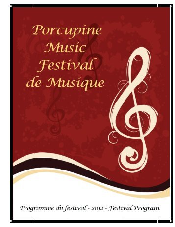2012 Porcupine Music Festival de Musique