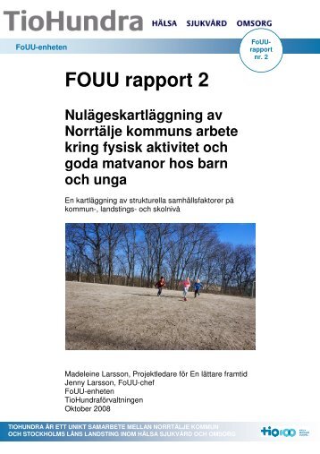 FoUU-rapport 2 (Pdf dokument) - TioHundraProjektet