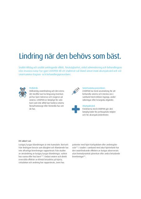 LIVOPAN® Några djupa andetag för smärtlindring. - Linde Healthcare