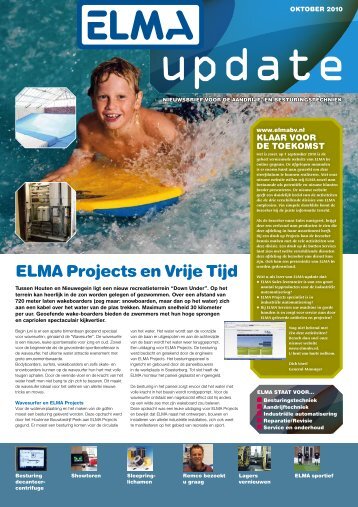 ELMA update | oktober 2010 - Elma BV