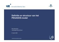 Definitie en structuur van het Pegasos-model - Filip ... - UZ Gent
