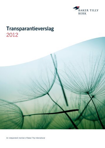 Transparantieverslag 2012 - Baker Tilly Berk