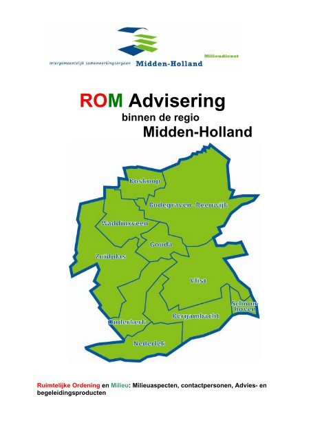 ROM Advisering - Omgevingsdienst Midden-Holland