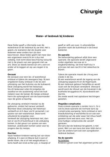 water of liesbreuk bij kinderen.pdf - Groene Hart Ziekenhuis