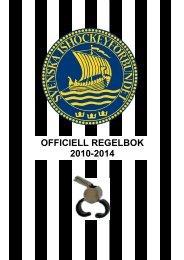 OFFICIELL REGELBOK 2010-2014 - Svenska Ishockeyförbundet