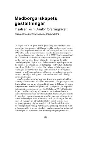 Medborgarskapets gestaltningar - Regeringen