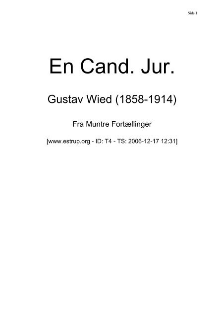 En Cand. Jur.