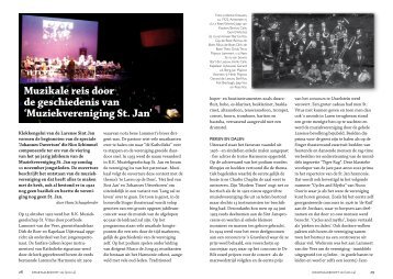 Klik hier voor het artikel in PDF formaat. - Muziekvereniging St. Jan