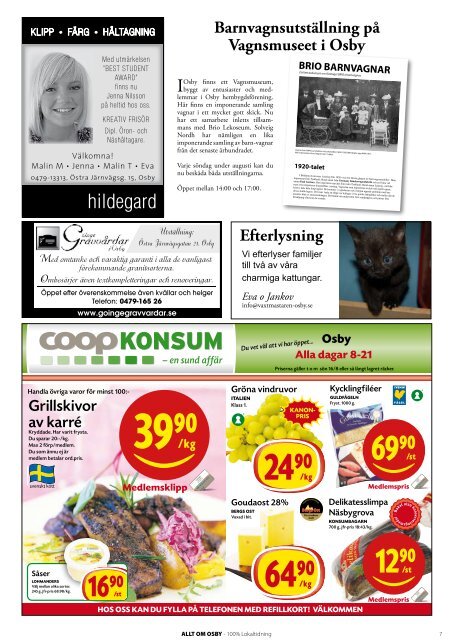 Allt om Osby - 100% lokaltidning