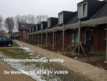 Levensloopbestendige woning De Wetering 13 ... - KleurrijkWonen