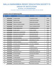 Computer Science & Engineering (CSE) - NNRES.org