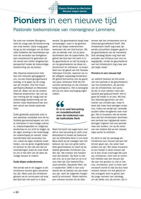 Beleids- en informatieblad Aar el • Nieuwe permanent ... - Kerknet