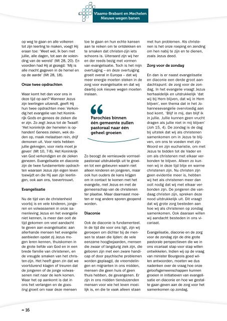 Beleids- en informatieblad Aar el • Nieuwe permanent ... - Kerknet