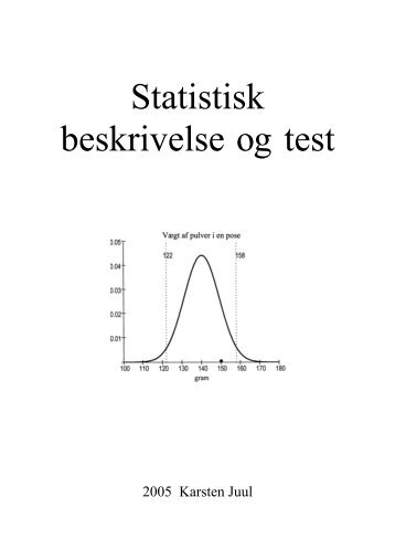Statistisk beskrivelse og test - Matematik i gymnasiet og hf