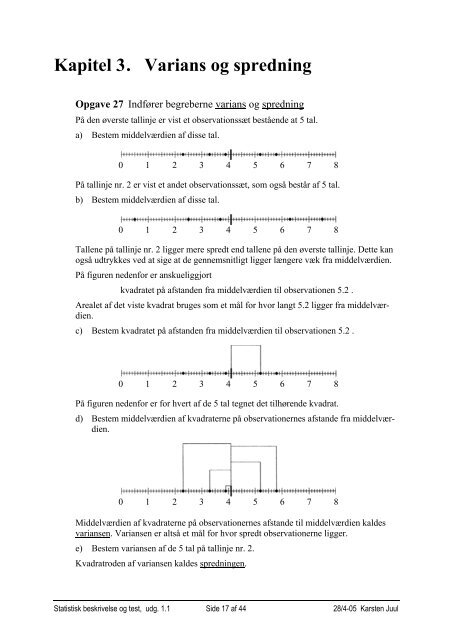 Statistisk beskrivelse og test - Matematik i gymnasiet og hf